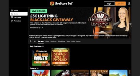 live score casino.